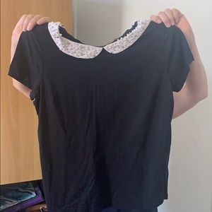 💫CHIC PEARL COLLAR TOP💫